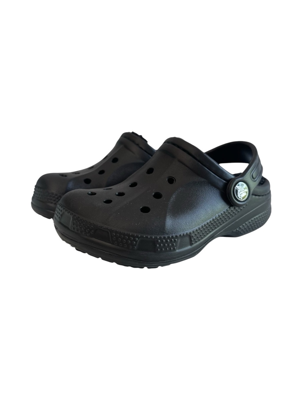 CROCS Kids Black Classic Clog Fleece c10/c11